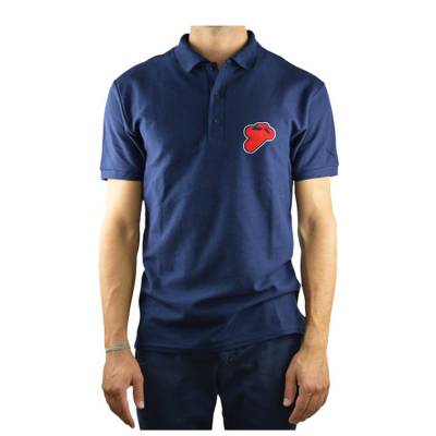 POLOBLNAVY-REPCOR-L Clothing Termignoni Short-sleeved polo shirt Logo Termignoni Reparto Corse - L