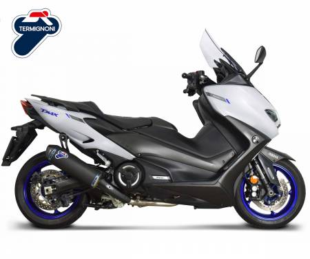 Y12609400INC Full Exhaust Racing Termignoni Carbon Black for Yamaha T-MAX 560 2020 > 2021