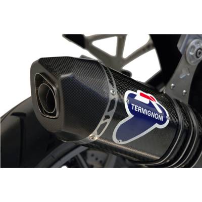BW12080CV Bmw R 1200 Gs 2013 > 2016 Exhaust Termignoni Muffler Relevance Carbon Stainless Steel 