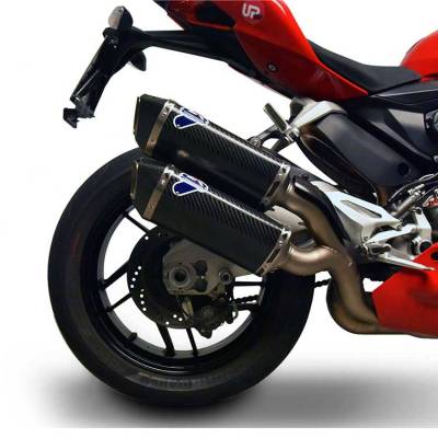D16908040ICC Ducati Panigale 959 2016 > 2020 Scarichi Termignoni Terminali Force Carbonio Acciaio 