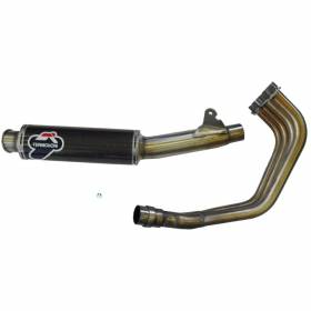 Yamaha Xj6 2009 > 2016 Complete Exhaust Termignoni Muffler Round Carbon Stainless Steel 