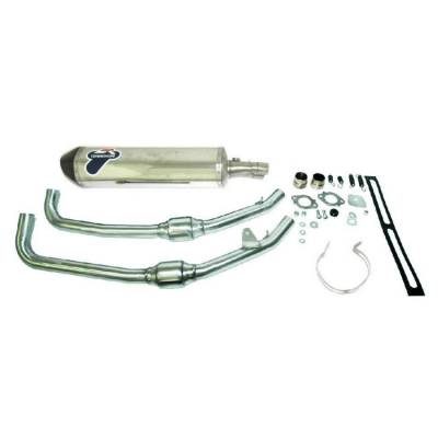Y097080IV Yamaha T Max 500 2008 > 2011 Complete Exhaust Termignoni Muffler Relevance Stainless Steel 