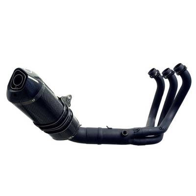 Y102090CVB Yamaha Mt09 2014 > 2020 Complete Exhaust Termignoni Muffler Relevance Carbon Stainless Steel Black 
