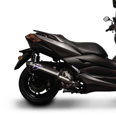 Y11609040ICC Yamaha Xmax 300 2017 > 2020 Escape Termignoni Silenciador Scream Carbono Acero Inoxidable 