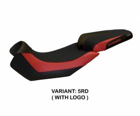 Seat saddle cover Nuoro 2 Red (RD) T.I. for APRILIA CAPONORD 1200 2013 > 2017