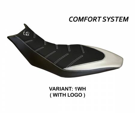 ADD71TC-1WH-3 Rivestimento sella Trieste Comfort System Bianco (WH) T.I. per APRILIA DORSODURO 750 2010 > 2020