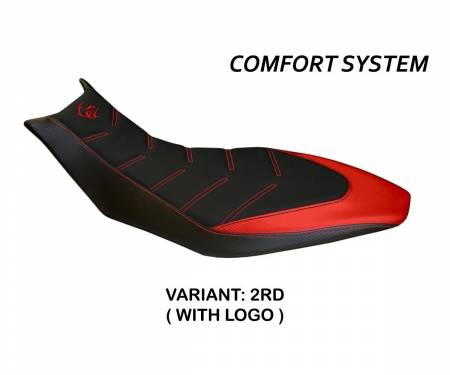 ADD71TC-2RD-3 Seat saddle cover Trieste Comfort System Red (RD) T.I. for APRILIA DORSODURO 900 2010 > 2020