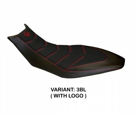 ADD71TU-3BL-3 Seat saddle cover Trieste Ultragrip Black (BL) T.I. for APRILIA DORSODURO 1200 2010 > 2020