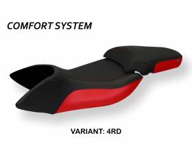 Housse de selle Praya 1 Comfort System Rouge (RD) T.I. pour APRILIA MANA 850 2007 > 2016