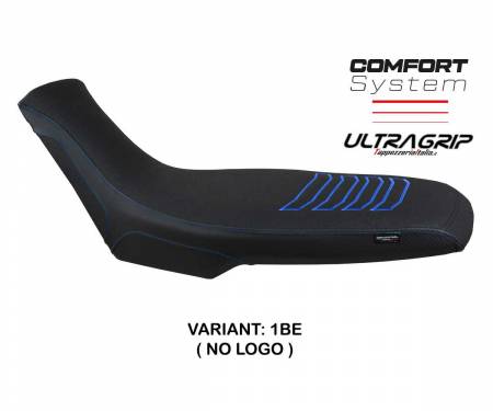 APTU66BC_1BE_2 Seat saddle cover Boras comfort system Blue BE T.I. for Aprilia Tuareg 660 2021 > 2024