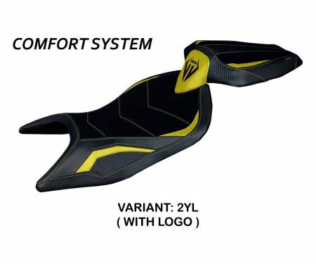 ARS66NC-2YL-1 Funda Asiento Naxos Comfort System Amarillo (YL) T.I. para APRILIA RS 660 2021 > 2024