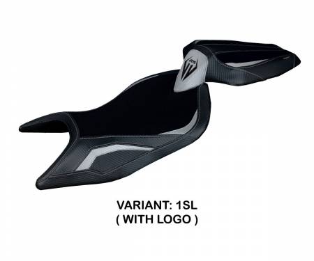 ARS66N-1SL-1 Seat saddle cover Naxos Silver (SL) T.I. for APRILIA RS 660 2021 > 2024