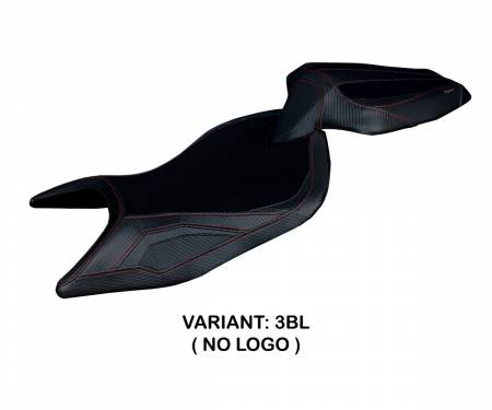 ARS66N-3BL-2 Seat saddle cover Naxos Black (BL) T.I. for APRILIA RS 660 2021 > 2024