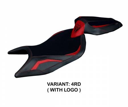 ARS66N-4RD-1 Seat saddle cover Naxos Red (RD) T.I. for APRILIA RS 660 2021 > 2024