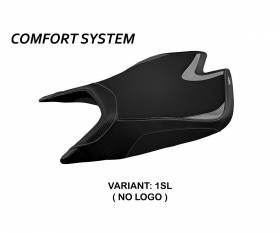 Housse de selle Leon Comfort System Argent (SL) T.I. pour APRILIA RSV4 2021 > 2023