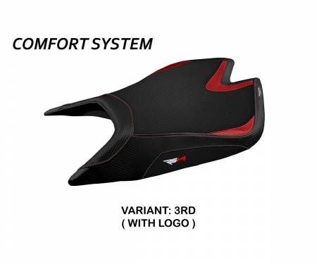 ARSV421LC-3RD-1 Seat saddle cover Leon Comfort System Red (RD) T.I. for APRILIA RSV4 2021 > 2023