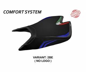 Seat saddle cover Leon Special Color Comfort System Blue (BE) T.I. for APRILIA RSV4 2021 > 2023