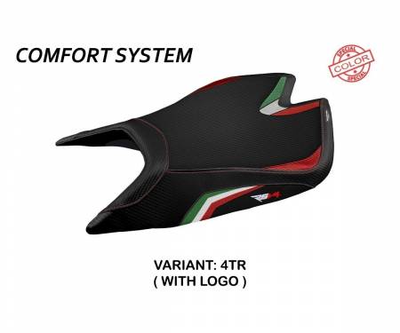 ARSV421LSC-4TR-1 Seat saddle cover Leon Special Color Comfort System Tricolor (TR) T.I. for APRILIA RSV4 2021 > 2023