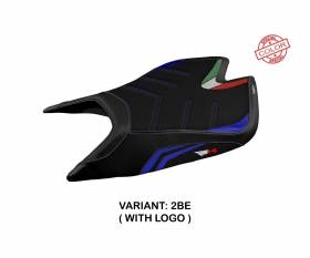Seat saddle cover Leon Special Color Ultragrip Blue (BE) T.I. for APRILIA RSV4 2021 > 2023