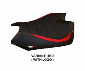 Seat saddle cover Barrie Ultragrip Red (RD) T.I. for APRILIA RSV4 2009 > 2020