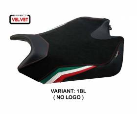 Rivestimento sella Torino Velvet Nero (BL) T.I. per APRILIA RSV4 2009 > 2020