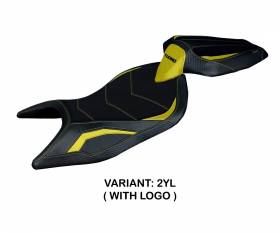 Seat saddle cover Sparta Ultragrip Yellow (YL) T.I. for APRILIA TUONO 660 2021 > 2024