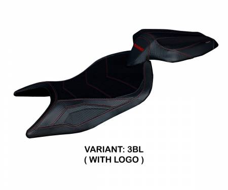 AT66SU-3BL-1 Seat saddle cover Sparta Ultragrip Black (BL) T.I. for APRILIA TUONO 660 2021 > 2024