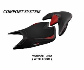 Seat saddle cover Zuera Comfort System Red (RD) T.I. for APRILIA TUONO V4 2021 > 2022