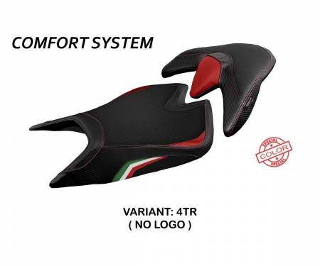 ATV421ZSC-4TR-2 Seat saddle cover Zuera Special Color Comfort System Tricolor (TR) T.I. for APRILIA TUONO V4 2021 > 2022
