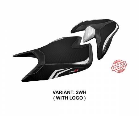 ATV421ZS-2WH-1 Seat saddle cover Zuera Special Color White (WH) T.I. for APRILIA TUONO V4 2021 > 2022