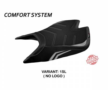 ATV4FNSC-1SL-2 Rivestimento sella Nashua special color comfort system Argento SL T.I. per Aprilia Tuono V4 Factory 2021 > 2023