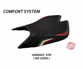 Rivestimento sella Nashua special color comfort system Tricolore TR T.I. per Aprilia Tuono V4 Factory 2021 > 2023