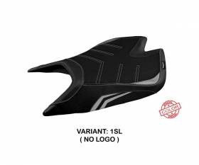 Seat saddle cover Nashua special color ultragrip Silver SL T.I. for Aprilia Tuono V4 Factory 2021 > 2023