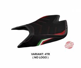 Housse de selle Nashua special color ultragrip Tricolore TR T.I. pour Aprilia Tuono V4 Factory 2021 > 2023