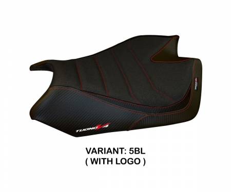 ATV4T-5BL-1 Seat saddle cover Tanami Ultragrip Black (BL) T.I. for APRILIA TUONO V4 2011 > 2020