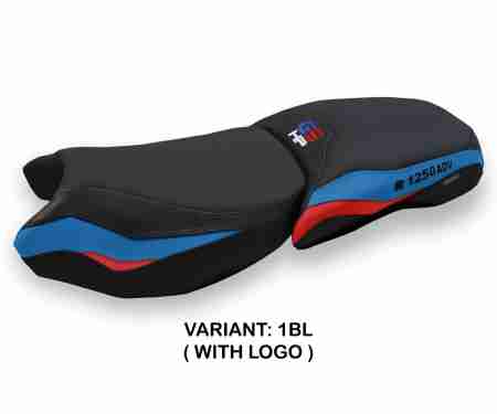 B125GAB-1BL-4  Seat saddle cover Baceno Black (BL) T.I. for BMW R 1250 GS ADVENTURE 2019 > 2022