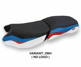 Seat saddle cover Baceno White (WH) T.I. for BMW R 1250 GS ADVENTURE 2019 > 2023