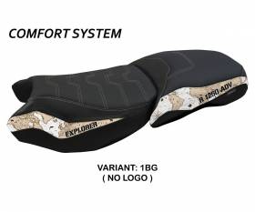 Seat saddle cover Mapello Mps Comfort System Beige (BG) T.I. for BMW R 1250 GS ADVENTURE 2019 > 2023
