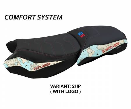 B125GAMPS-2HP-1 Seat saddle cover Mapello Mps Comfort System Hp (HP) T.I. for BMW R 1250 GS ADVENTURE 2019 > 2023
