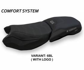 Seat saddle cover Racconigi 4 Comfort System Black (BL) T.I. for BMW R 1250 GS ADVENTURE 2019 > 2023