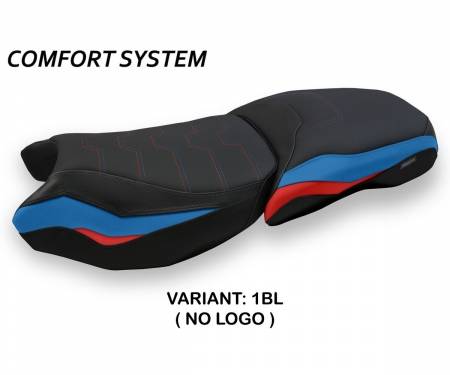 B125GAR-1BL-8 Seat saddle cover Racconigi Comfort System Black (BL) T.I. for BMW R 1250 GS ADVENTURE 2019 > 2023