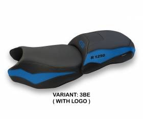 Seat saddle cover Dobbiaco Blue (BE) T.I. for BMW R 1250 GS 2019 > 2023