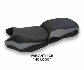 Seat saddle cover Dobbiaco Gray (GR) T.I. for BMW R 1250 GS 2019 > 2023