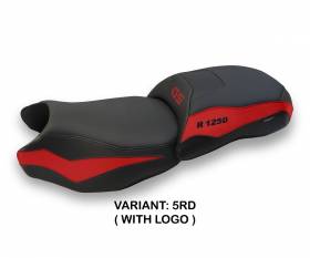 Seat saddle cover Dobbiaco Red (RD) T.I. for BMW R 1250 GS 2019 > 2023