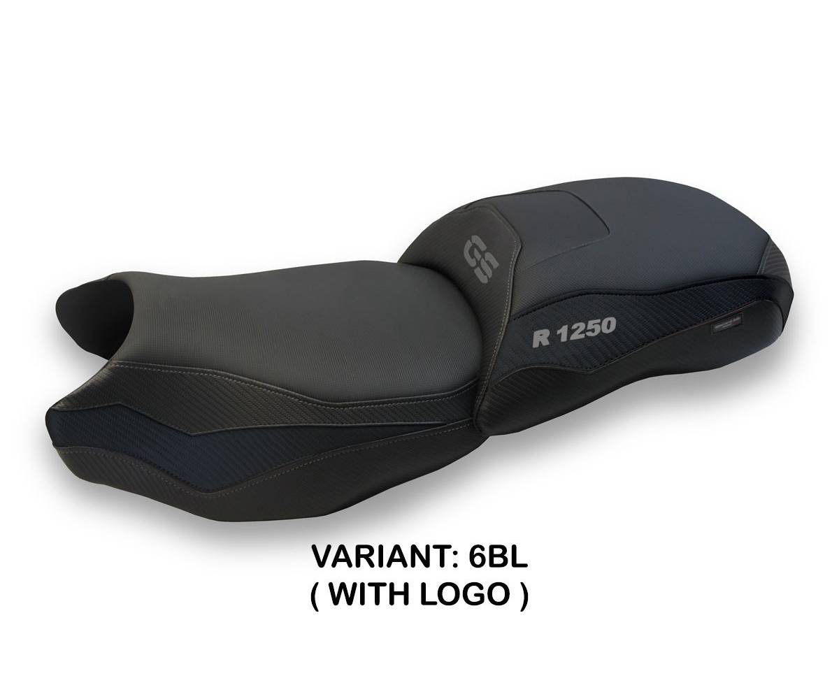 B125GD-6BL-4 Funda Asiento Dobbiaco Negro (BL) T.I. para BMW R 1250 GS 2019 > 2023