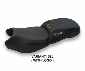 Seat saddle cover Dobbiaco Black (BL) T.I. for BMW R 1250 GS 2019 > 2023