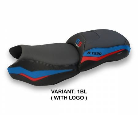 B125GF-1BL-4 Seat saddle cover Farah Black (BL) T.I. for BMW R 1250 GS 2019 > 2023