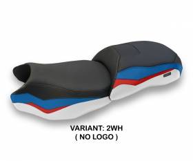 Seat saddle cover Farah White (WH) T.I. for BMW R 1250 GS 2019 > 2023