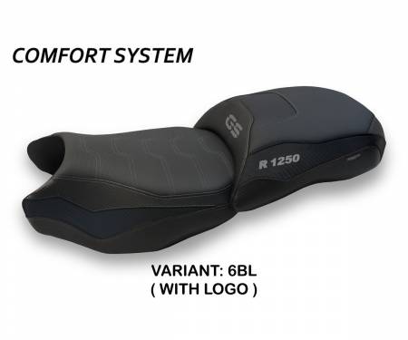 B125GJ-6BL-4 Housse de selle Jachal Comfort System Noir (BL) T.I. pour BMW R 1250 GS 2019 > 2023