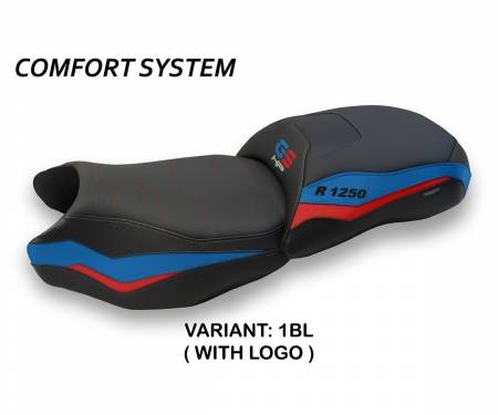 B125GT-1BL-4 Seat saddle cover Taiwan Comfort System Black (BL) T.I. for BMW R 1250 GS 2019 > 2023